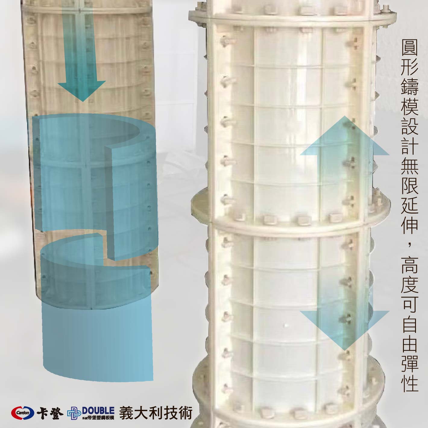 ABS光面圓柱模具